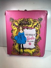 Vintage 1968 The World of Barbie Doll Case Pink Mattel USA