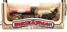 ERTL Die-Cast Horse Wagon Coin Bank True Value Hardware Stores 7624 NIB