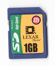 Lexar High-Speed 1GB 32x SD Genuine Camera Memory Card