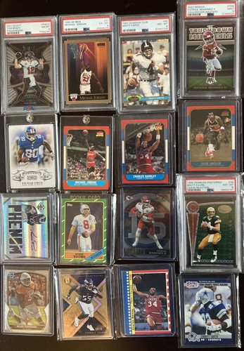 Huge Sports card lot Rc Rookie Auto Patch #\ed Prizm SSP SP PSA Brady🐐Jordan - Picture 1 of 15