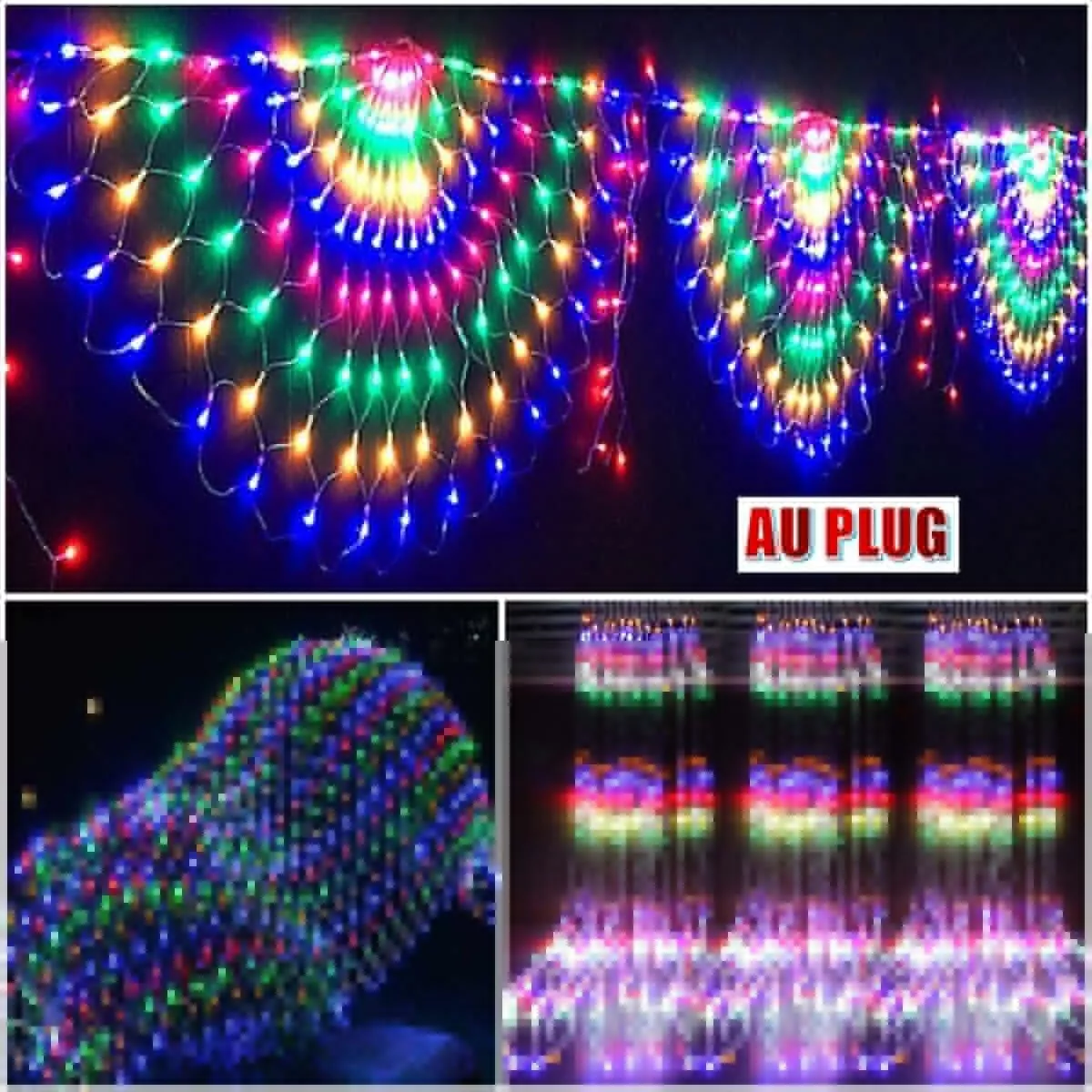 Waterfall curtain 2024 lights outdoor