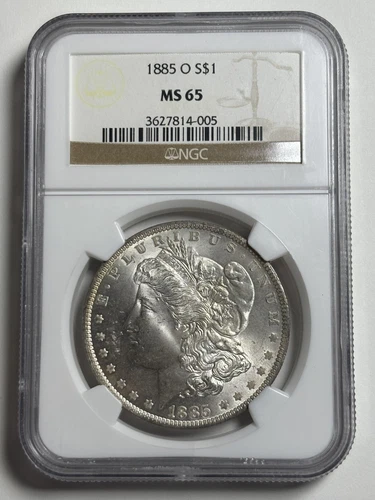 1885-O Morgan Silver Dollar NGC MS65 Beautiful Coin🔥Superb Eye Appeal🔥