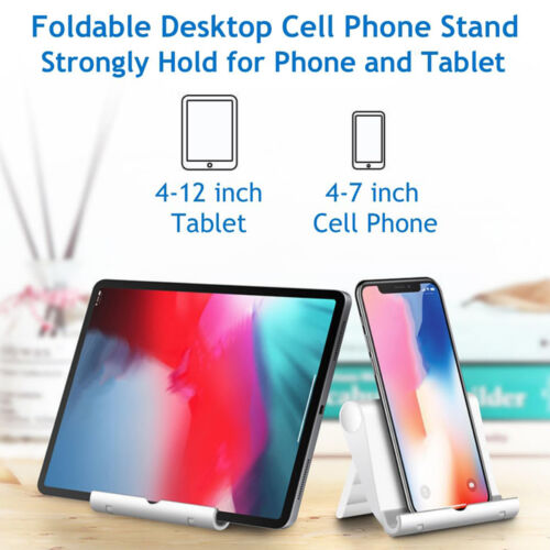 Desktop Lazy Stand Holder For Smartphones Tablets Folding Phone Desk Stand - Picture 8 of 14