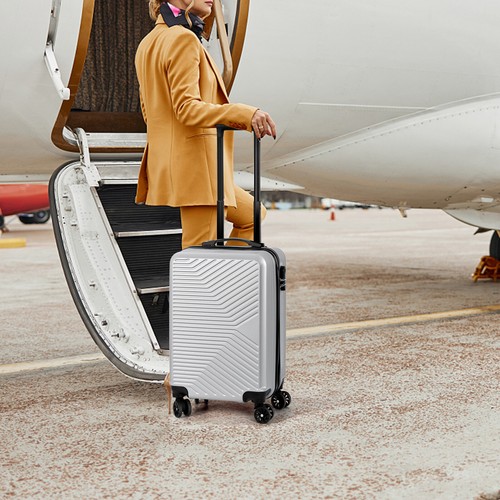 20 Inch Carry On Luggage Airline Approved Hard Shell Travel Suitcase with Wheels - Picture 6 of 7