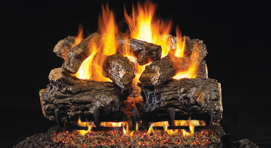 Charleston Forge 18-Inch Vented Natural Gas Fireplace Log Set 55,000 BTU -  USA | eBay
