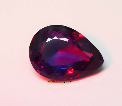 Russian Pear Cut Most Valuable New 24-26 CT Color Changing Alexandrite Gemstone - Picture 7 of 9
