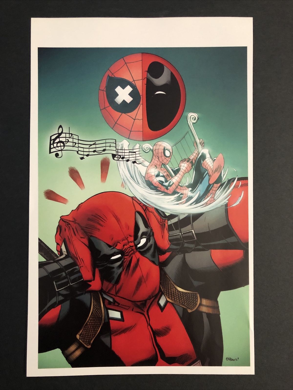 Spider-Man Deadpool #5 Marvel Comic Mini Poster 5.5x9 Inches