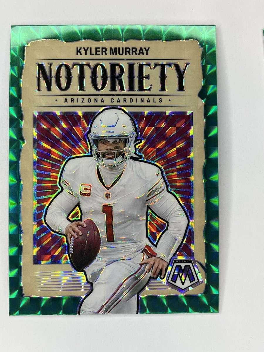 2024 Panini Mosaic Notoriety Green Mosaic Kyler Murray #10