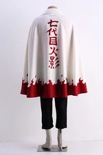 Uzumaki Naruto Manga Anime BORUTO 7th Hokage Cartoon Cosplay Costume Cloak Set