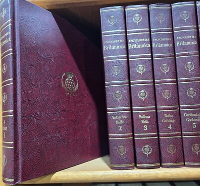 COMPLETE 1967 Encyclopedia Britannica Full Set 1 - 24 + The Index