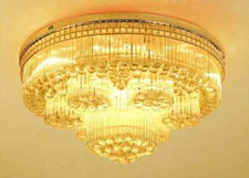 Dimmable Creative Crystal Ceiling Fixture Chandelier LED Lighting Lights Lamp Yc