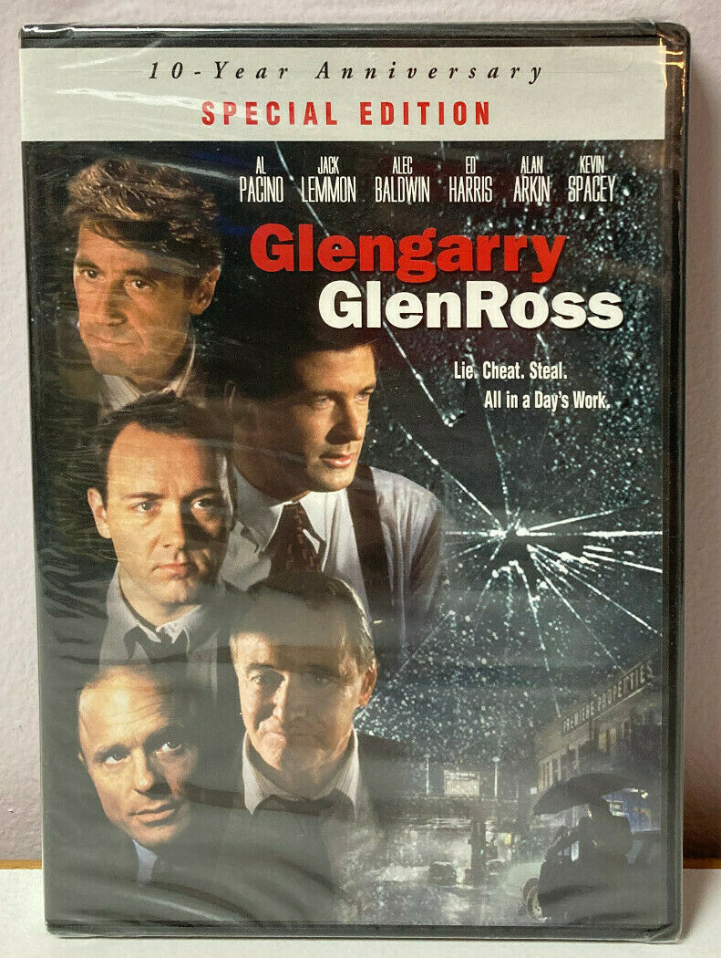 Glengarry Glen Ross 10th Anniversary Special Edition DVD 2002 Brand New