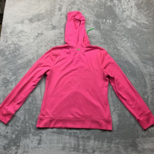 Fila Sport Activewear Jacke Damen Größe M Neon Pink/Grün Full Zip Fleckig - Bild 7 von 13