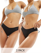 Imported Sloggi Women's ZERO Microfiber HIPSTRING Womens Panties 2 Pack