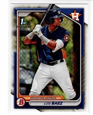 Luis Baez Houston Astros 2023 Bowman 1st Bowman