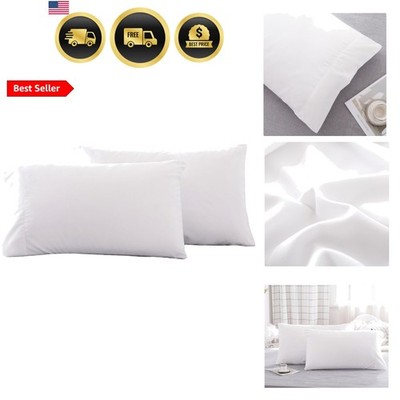 Microfiber Standard Bed Pillowcases 2 Pack, Super Soft Bed Pillow Covers Enve...