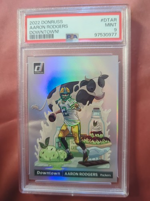 #ad 2022 Panini Donruss Downtown Aaron Rodgers #DT AR $475.00