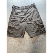 Wrangler Outdoor Series Mens Cargo Shorts Taupe Hiking Utility 9 Inseam