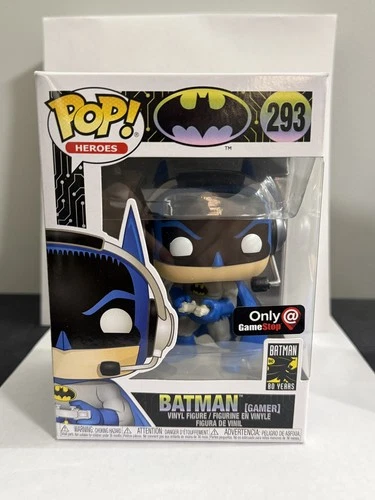Funko Pop! Heroes: DC Comics - Batman (Gamer) Vinyl Figure (GameStop Exclusive)