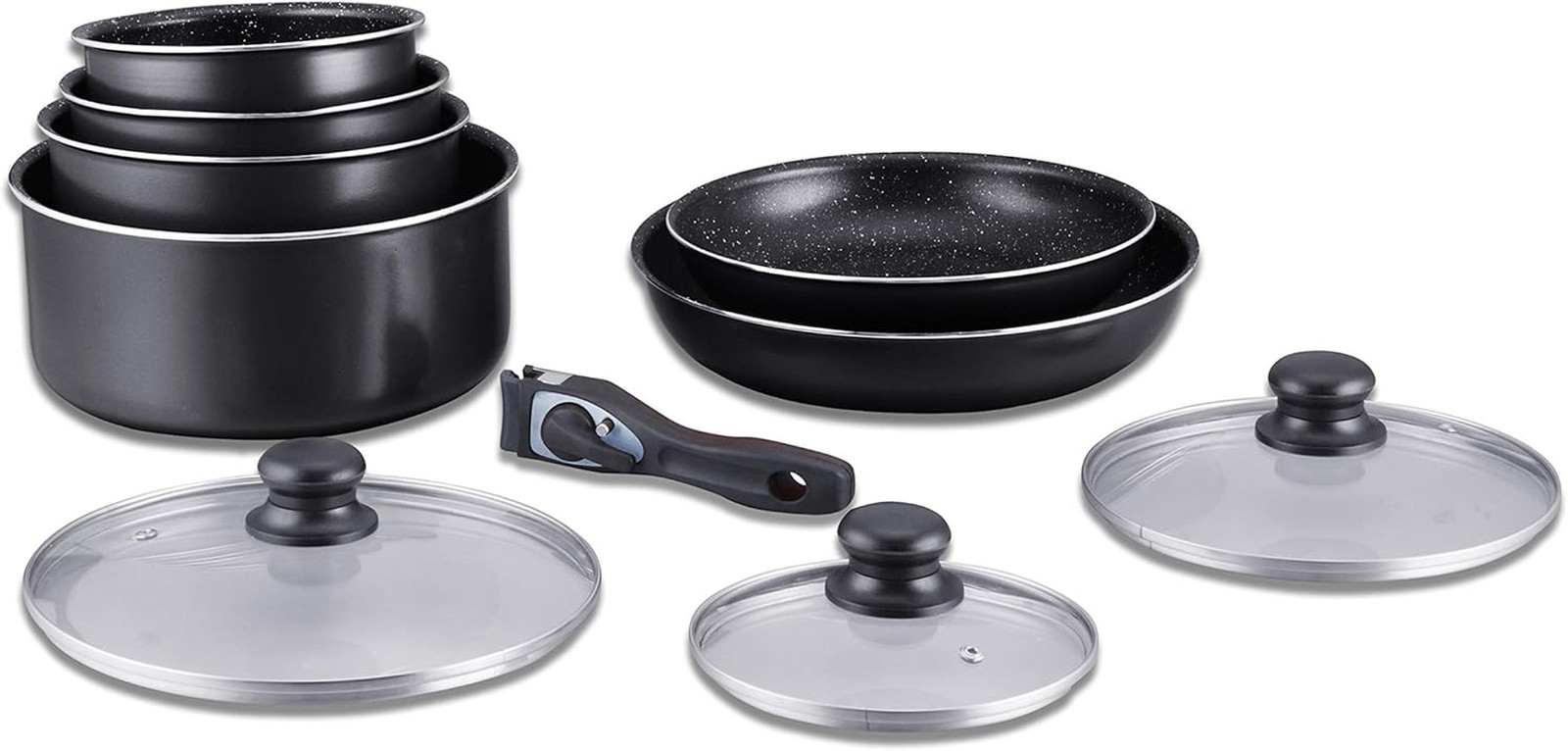 Set di Pentole a Induzione Antiaderenti - Batteria Completa Professionale