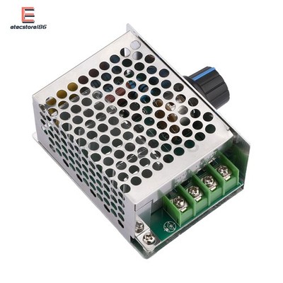 AC220V to DC10-210V 20A PWM Brush Motor Speed Controller Governor Volt Regulator