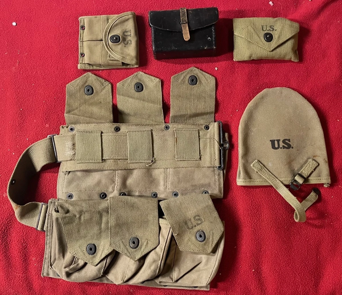 Wwii Army Belt In Original Ww Ii Us Field Gear & Equipment for