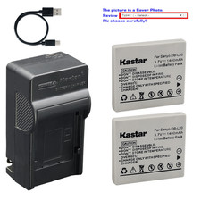 Kastar Battery AC  USB-C Charger for Sanyo DB-L20A VPC-CA9 CA9BK CG9 E6