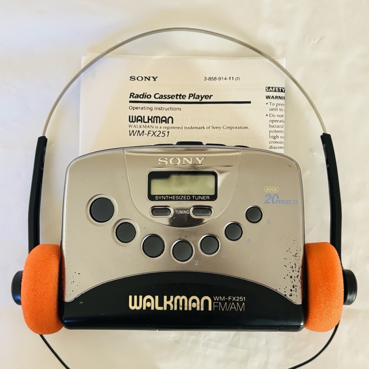 PANASONIC RADIO CASSETTE Player Walkman New Belts Perfect Working Condition EUR 29,99 - FR