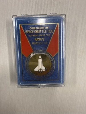 Piece of NASA Space Shuttle Columbia Tile (STS-1) in Display Box  ︎ Includes COA