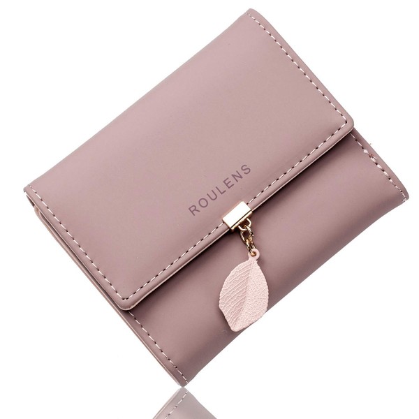 Damen Geldbeutel Klein Rfid Blockierung Veganes Leder Brieftasche 10,7Cm-image