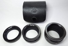 Vintage ASAHI PENTAX M24 Screw Mount AUTO EXTENSION TUBE SET Free Shipping 