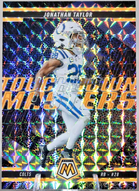 2025 Panini Mosaic - Jonathan Taylor Touchdown Masters Mosaic Orange #10