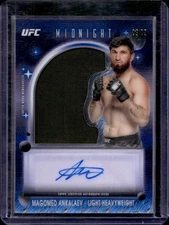 2025 Topps Midnight UFC Magomed Ankalaev Relic Midnight Auto /12 VRA-MA