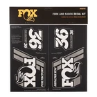 Heritage Decal Kit - FOX Heritage Decal Kit for Forks and Shocks, Silver -