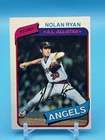 1980 Topps Baseball MLB Nolan Ryan California Angels Card #580