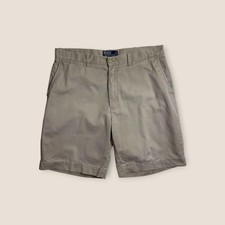 Polo Ralph Lauren 90s Vintage Beige Cotton Chino Shorts W36 M Condition