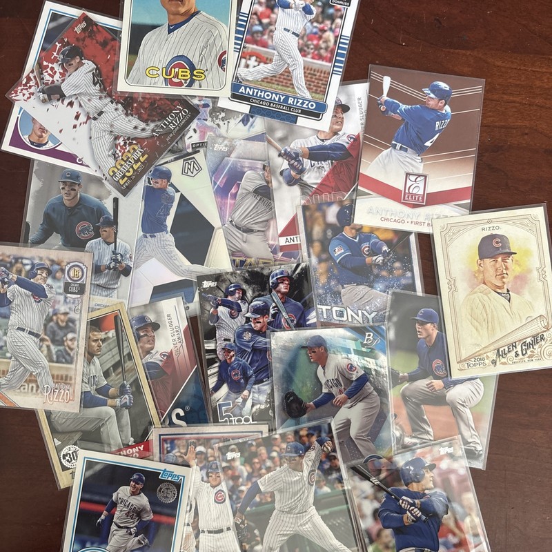 Anthony Rizzo Baseball Card Lot - 21 card lot Cubs Yankees w/inserts  lot 2