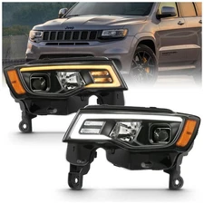Anzo 111418 LED Headlight For Jeep Grand Cherokee 2017-2022 Left & Right Black