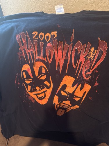 2005 insane clown posse concert tour shirt hallowicked black sz 3XL - Picture 2 of 8