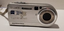 Sony Cyber-shot 7.2 MP Compact Digital Camera 3x Zoom Untested