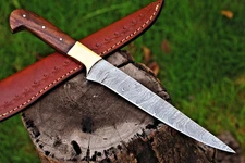 LOT OF 10 PECS Custom HandMade Forged Damascus Steel Fillet Chef Knife Kitchen