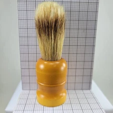 Vintage Klenzo Shaving Brush - B985 - Bakelite Butterscotch