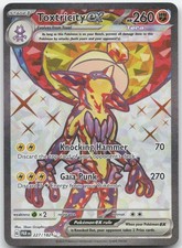Toxtricity ex 227/182 Ultra Rare Paradox Rift Pokemon Holo Near Mint