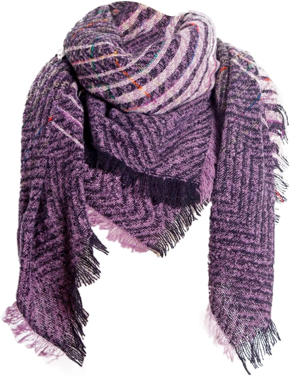 Sciarpa Donna A Coste In Cashmere Made In Italy - Foto 9