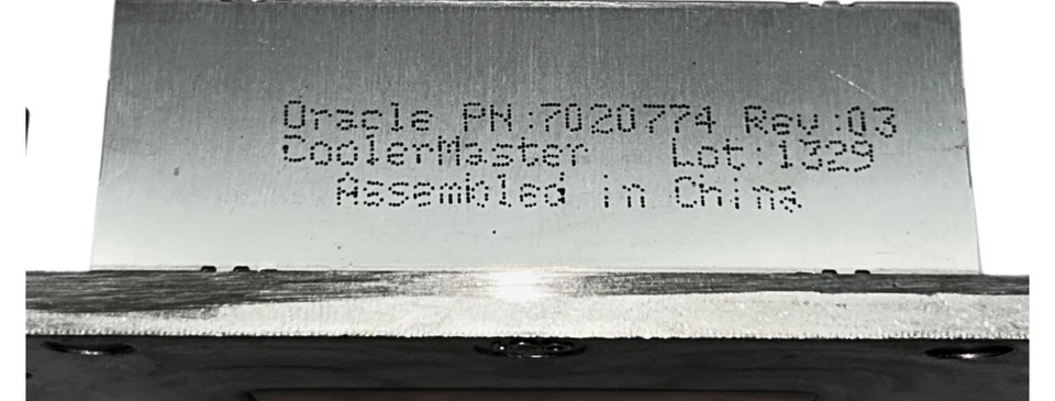 Sun Microsystems 7020774 CPU Heatsink - Image 2 of 4