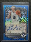 Bowman Chrome Richie Saunders BYU Cougars CPA-RS Auto Chrome Prospect /150