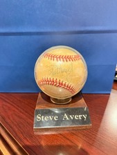 Steve Avery Autographed Baseball
