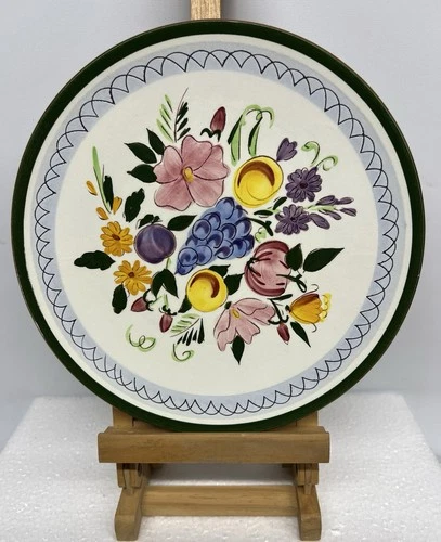 Stangl Pottery Fruit and Flowers 10” Dinner Plate VTG