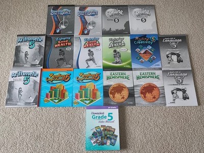 ABEKA 5TH GRADE TEST BOOKS FOR STUDENT AND TEST KEYS FOR PARENT
