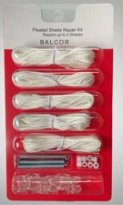 RV Pleated Shade Repair Kit, RV Window Shade Restringing Kit for Pleated Shad...